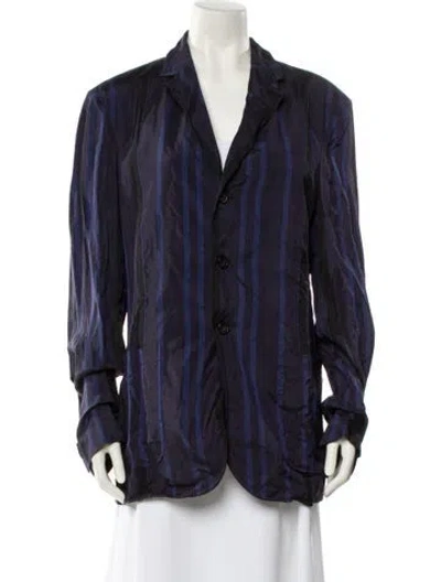 Pre-owned 3.1 Phillip Lim Striped Blazer In Blue