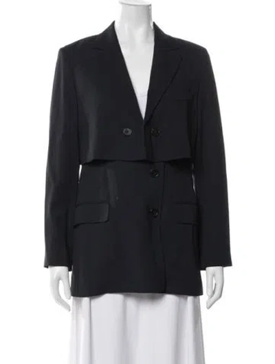 Pre-owned 3.1 Phillip Lim Striped Blazer In Blue