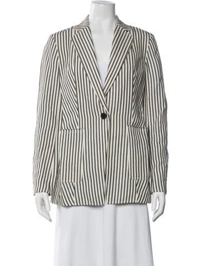 Pre-owned 3.1 Phillip Lim Striped Blazer In Brown