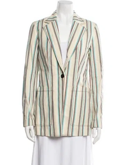Pre-owned 3.1 Phillip Lim Striped Blazer In Neutral