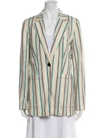 Pre-owned 3.1 Phillip Lim Striped Blazer In Neutral