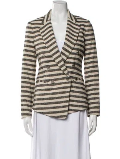 Pre-owned 3.1 Phillip Lim Striped Blazer In Neutral