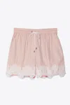3.1 Phillip Lim Striped Boxer Short With Lace In Multi
