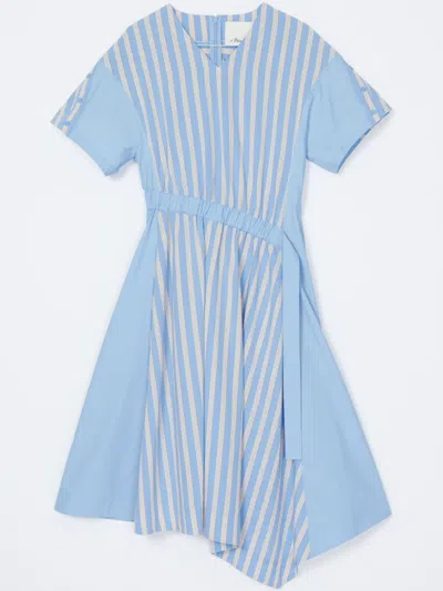 3.1 Phillip Lim Striped Dress In Blue