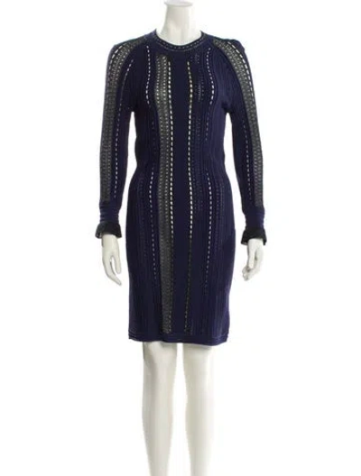 Pre-owned 3.1 Phillip Lim Striped Knee-length Dress In Blue