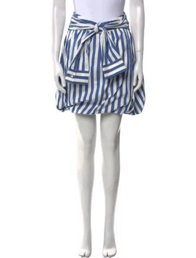 Pre-owned 3.1 Phillip Lim Striped Knee-length Skirt W/ Tags In Multi