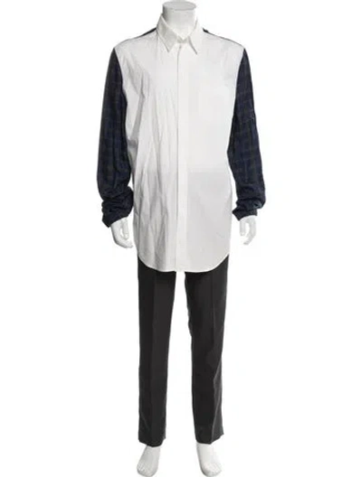 Pre-owned 3.1 Phillip Lim Striped Long Sleeve Dress Shirt In Black