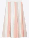 3.1 Phillip Lim Striped Midi Skirt In Pink