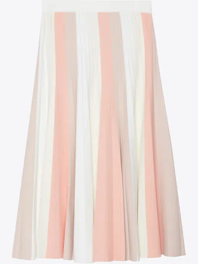 3.1 Phillip Lim Striped Midi Skirt In Pink