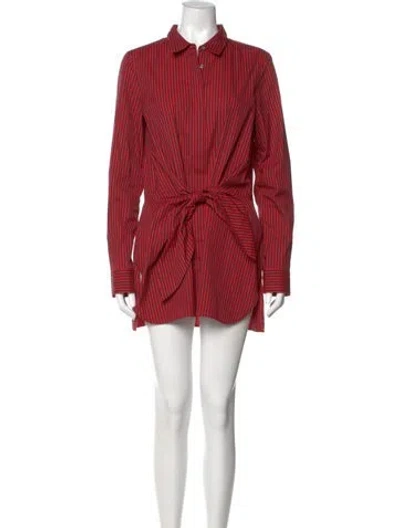 Pre-owned 3.1 Phillip Lim Striped Mini Dress In Multi