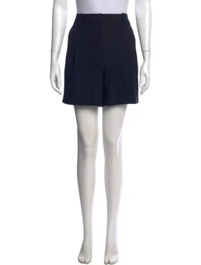 Pre-owned 3.1 Phillip Lim Striped Mini Shorts In Blue