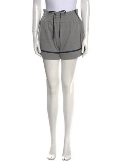 Pre-owned 3.1 Phillip Lim Striped Mini Shorts In Gray