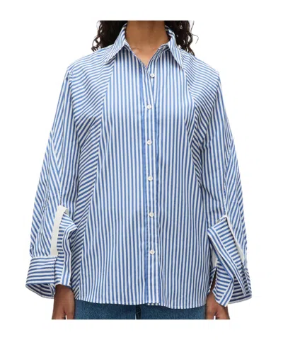 3.1 Phillip Lim Long-sleeved Shirt In Blue