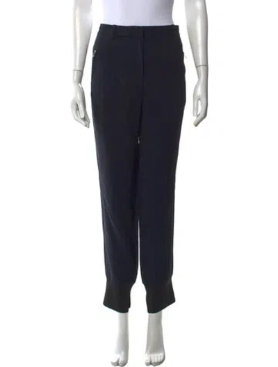 Pre-owned 3.1 Phillip Lim Striped Straight Leg Pants In Blue