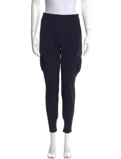 Pre-owned 3.1 Phillip Lim Striped Straight Leg Pants In Blue