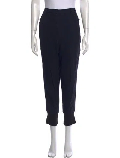 Pre-owned 3.1 Phillip Lim Striped Straight Leg Pants In Blue