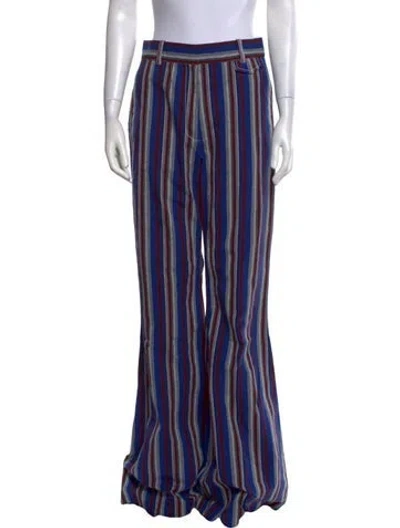 Pre-owned 3.1 Phillip Lim Striped Wide Leg Pants In Multi