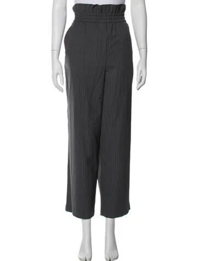 Pre-owned 3.1 Phillip Lim Striped Wide Leg Pants W/ Tags In Gray