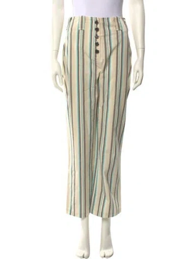 Pre-owned 3.1 Phillip Lim Striped Wide Leg Pants W/ Tags In Neutral