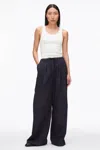 3.1 Phillip Lim Structured Cotton Pull On Straight Leg Pants In Multi