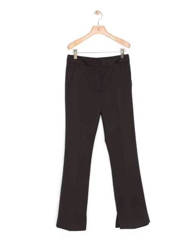 3.1 Phillip Lim Structured Satin Pant In Black