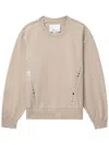 3.1 Phillip Lim Stud Detailing Sweatshirt In Neutrals