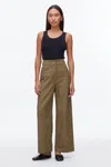 3.1 Phillip Lim Stud Embellished Wide Leg Pant In Green