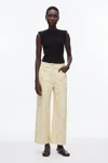3.1 Phillip Lim Stud Embellished Wide Leg Pant In Neutral
