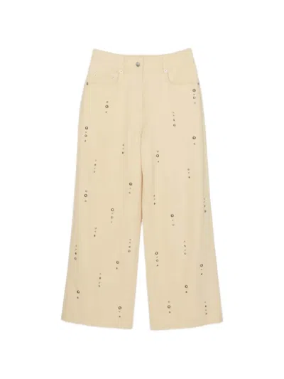 3.1 Phillip Lim Studded Jeans In Neutral