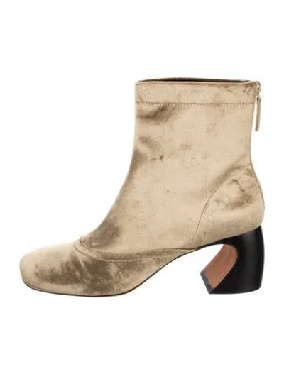 Pre-owned 3.1 Phillip Lim Suede Boots In Gold