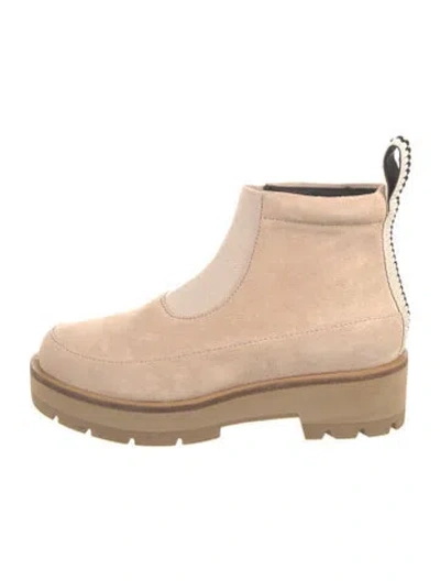 Pre-owned 3.1 Phillip Lim Suede Chelsea Boots In Neutrals