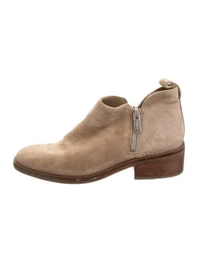 Pre-owned 3.1 Phillip Lim Suede Chelsea Boots In Neutrals