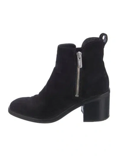 Pre-owned 3.1 Phillip Lim Suede Combat Boots In Black