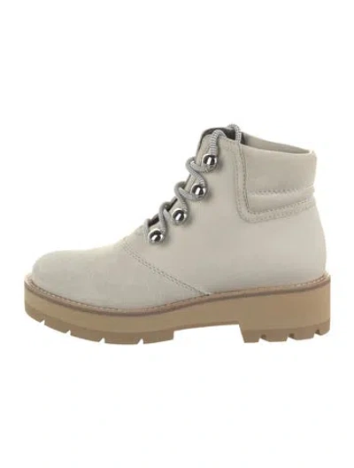 Pre-owned 3.1 Phillip Lim Suede Combat Boots In Neutral