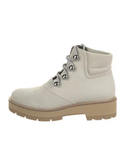 Pre-owned 3.1 Phillip Lim Suede Combat Boots In Neutral