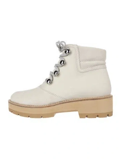 Pre-owned 3.1 Phillip Lim Suede Lace-up Boots In Neutral