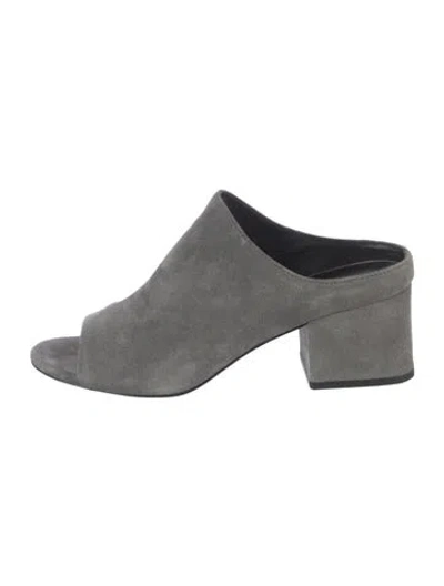 Pre-owned 3.1 Phillip Lim Suede Mules In Grey
