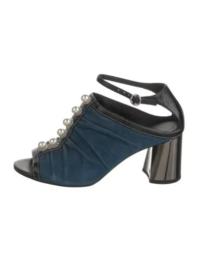 Pre-owned 3.1 Phillip Lim Suede Pumps In Blue
