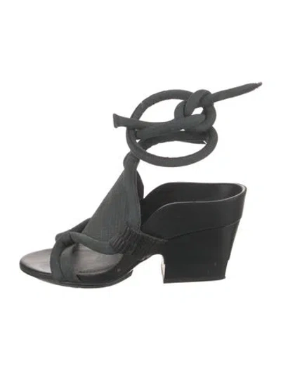 Pre-owned 3.1 Phillip Lim Suede Sandals In Black