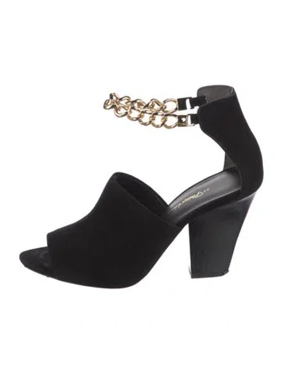 Pre-owned 3.1 Phillip Lim Suede Sandals In Black