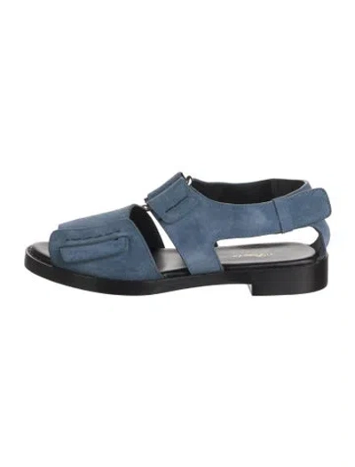 Pre-owned 3.1 Phillip Lim Suede Sandals In Blue