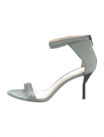 Pre-owned 3.1 Phillip Lim Suede Sandals In Green