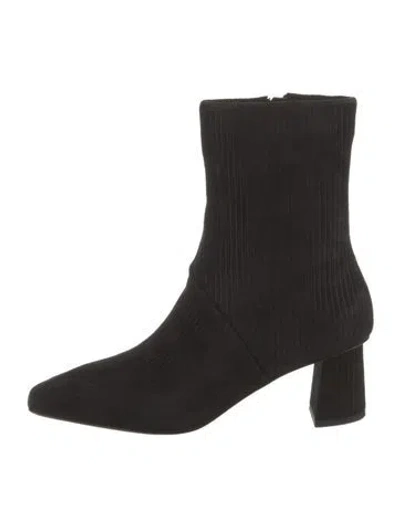 Pre-owned 3.1 Phillip Lim Suede Sock Boots In Black