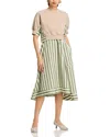 3.1 Phillip Lim Sweatshirt Combo Dress In Multi
