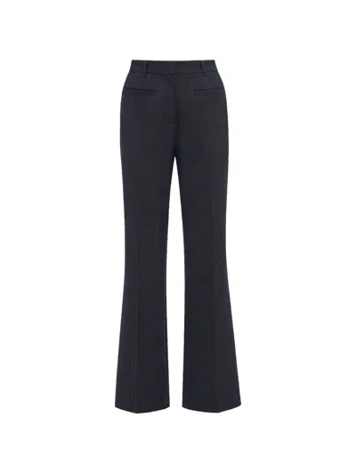 3.1 Phillip Lim Tailored Cropped Flared Trousers In Black