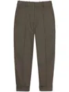 3.1 Phillip Lim Tapered-leg Cropped Trousers In Green