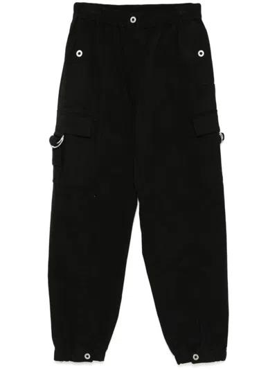 3.1 Phillip Lim Tapered Leg Trousers In Ba001 Black