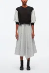 3.1 Phillip Lim Teardrop Sleeve Sweatshirt Dress In Black