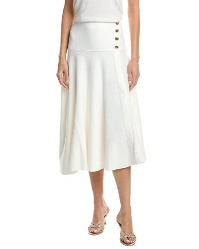 3.1 Phillip Lim Tech Milano Flare Skirt In White