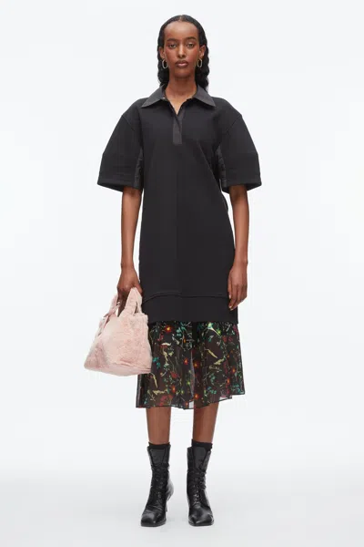 3.1 Phillip Lim Terry Polo Dress In Black